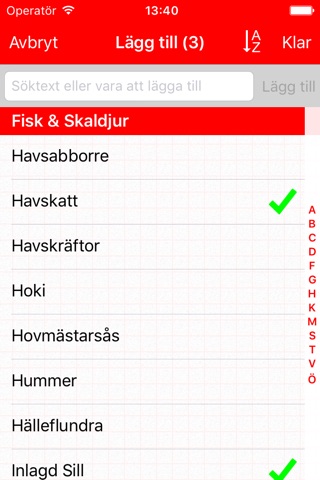 Handla Inköpslistor screenshot 3