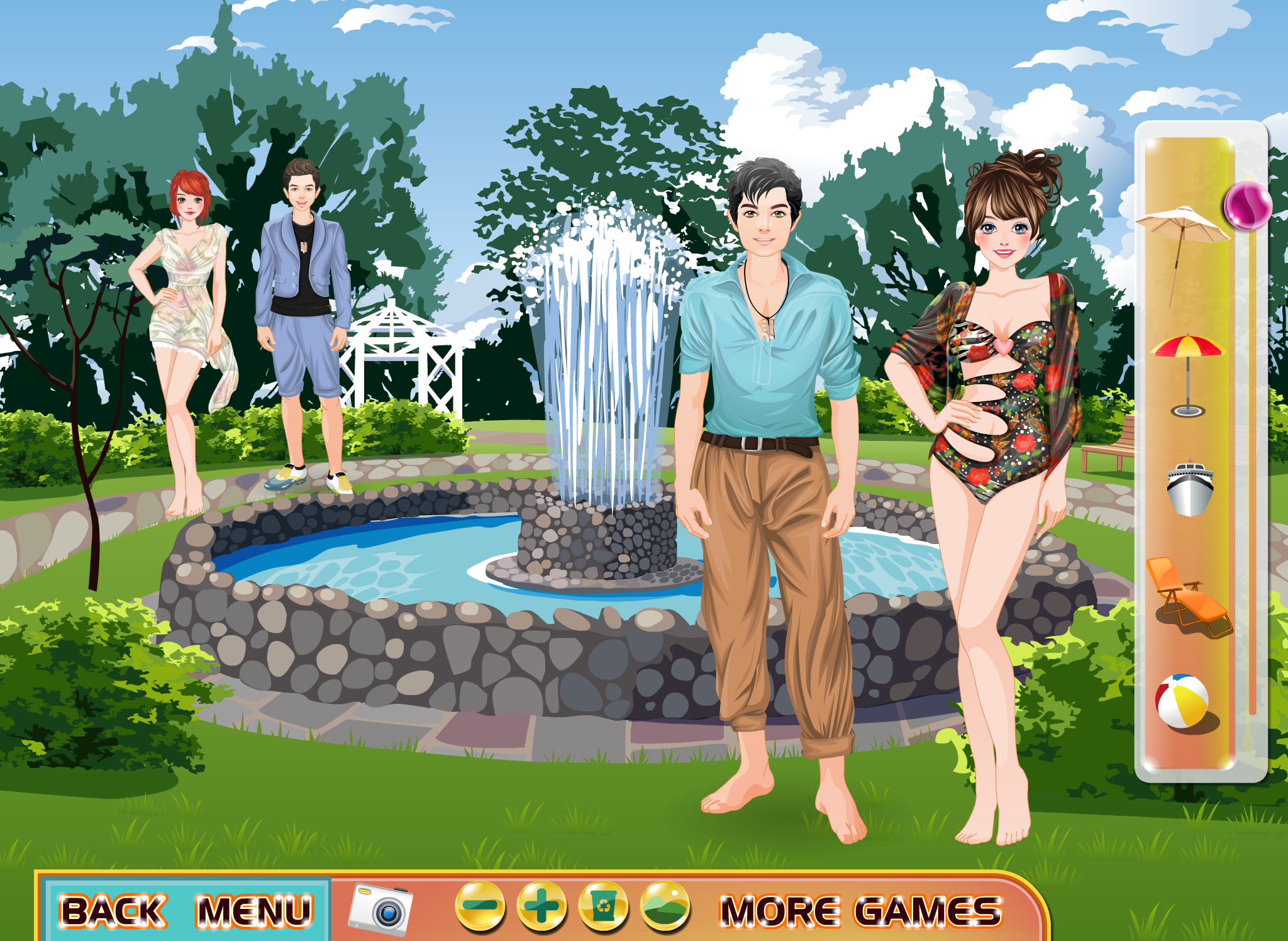 Hot Summer Fashion – play this fashion model game for girls who like to  play dressup and makeup games in summer