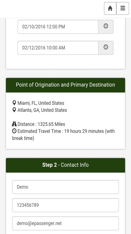 VIA Trailways iOS app screenshot-3