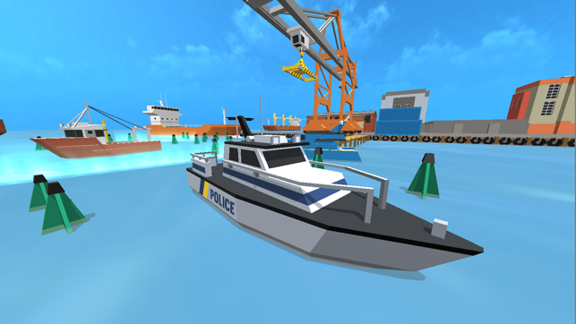 Super Police Boat  Parking & Docking Fastlane Driving Game!(圖1)-速報App