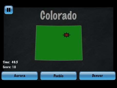 States and Capitals Challenge – Flash Cards Speed Quiz for the United States of America Education