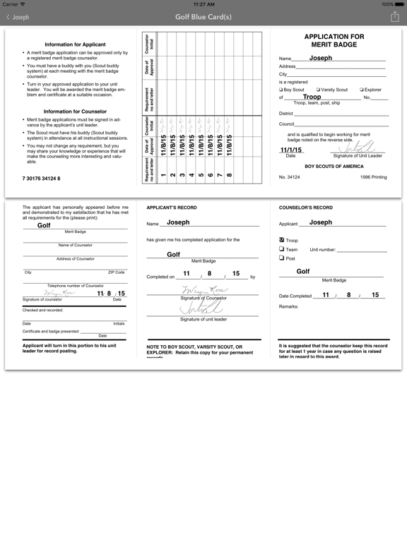 Scout Champ iPad screenshot 5 - Productivity app