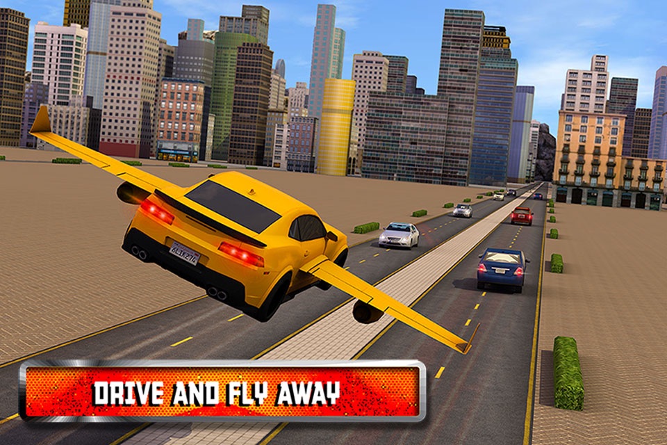 Flying Car Stunts 2016 screenshot 2