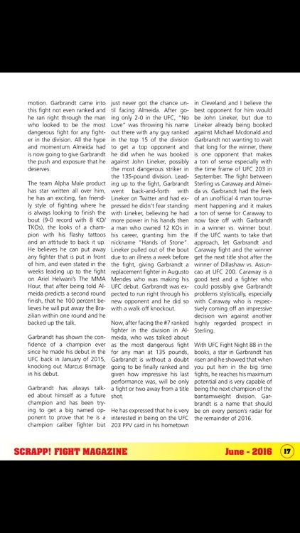 Scrapp! Fight Magazine screenshot-4