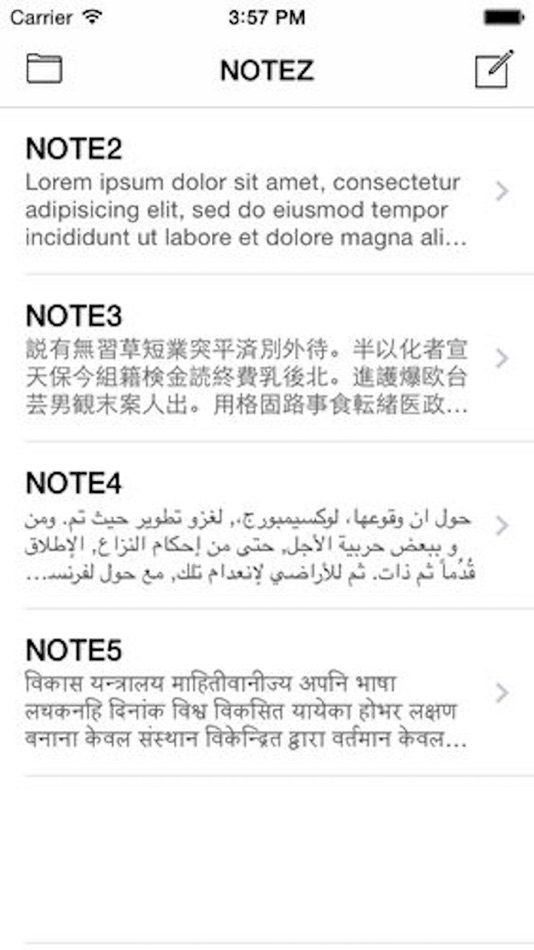 #4. Notez (iOS) Podle: Kais Karim
