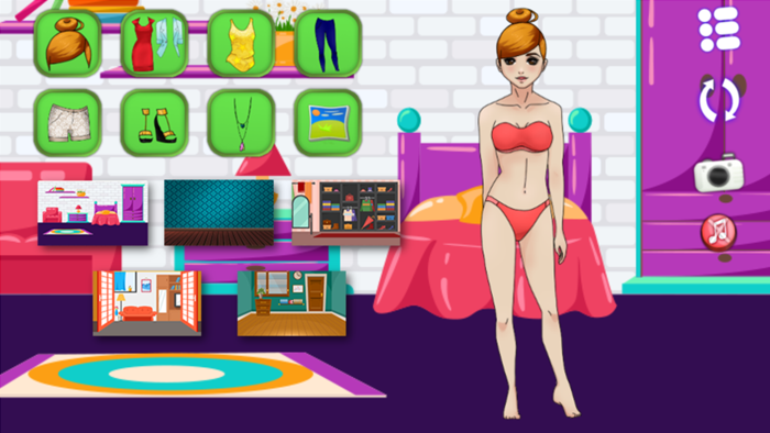 Fashion Dress Up - Girl Salon Makeup Dress Up