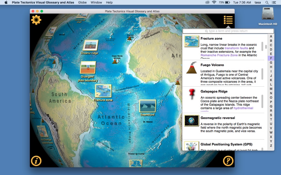 #2. Plate Tectonics Visual Glossary and Atlas (macOS) Bởi: DK Tasa, Inc.