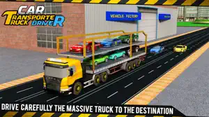 Sports Car Transporter Truck Driver Simulation & Racer Truck Parking Game screenshot 1