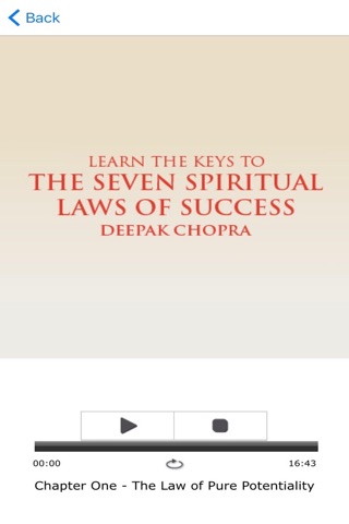 The Seven Spiritual Laws of Success  by Deepak Chopra Meditation Audiobook screenshot 4