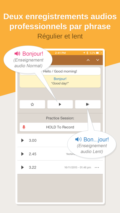 Screenshot #2 pour Guide de Conversation en Français: Hello Pal