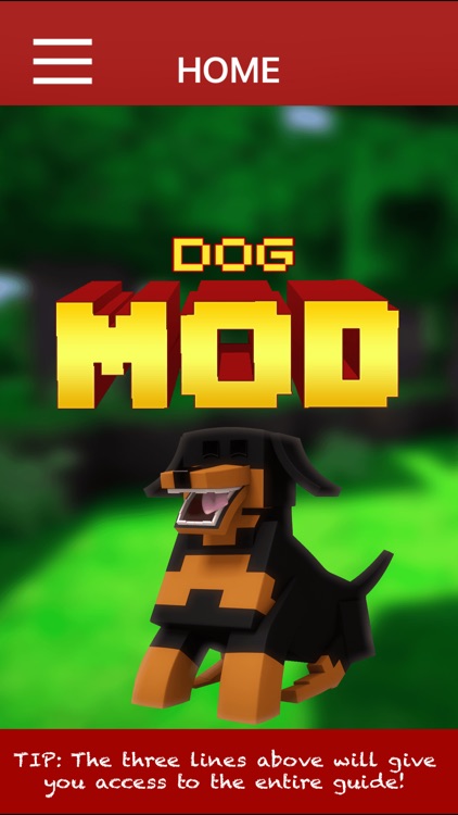 Dogs Mod For Minecraft Game PC Pocket Guide Edition