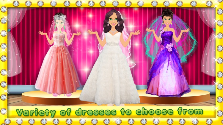 Wedding Salon Dress up-Free Fashion design game for girls,kids,brides,grooms & teens
