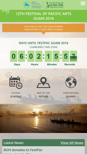 Official FestPac Guam 2016 App(圖2)-速報App