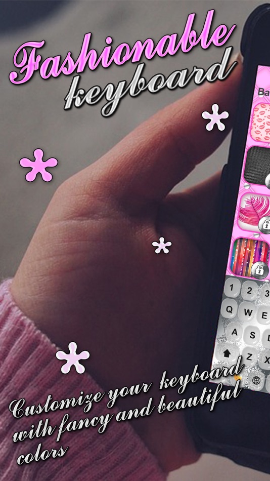 #1. Free Fashionable Keyboard – Customize Your Keyboards with Fancy and Beautiful Color.s (iOS) 由: Milica Vuksanovic
