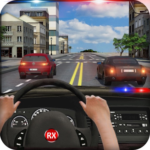 Police Chase in Car iOS App