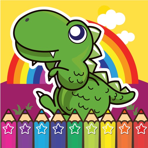 Jurassic Coloring Book World Second Edition iOS App