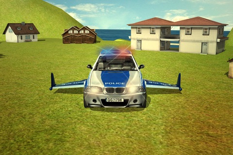 Flying Police car driver simulator 2016 screenshot 4