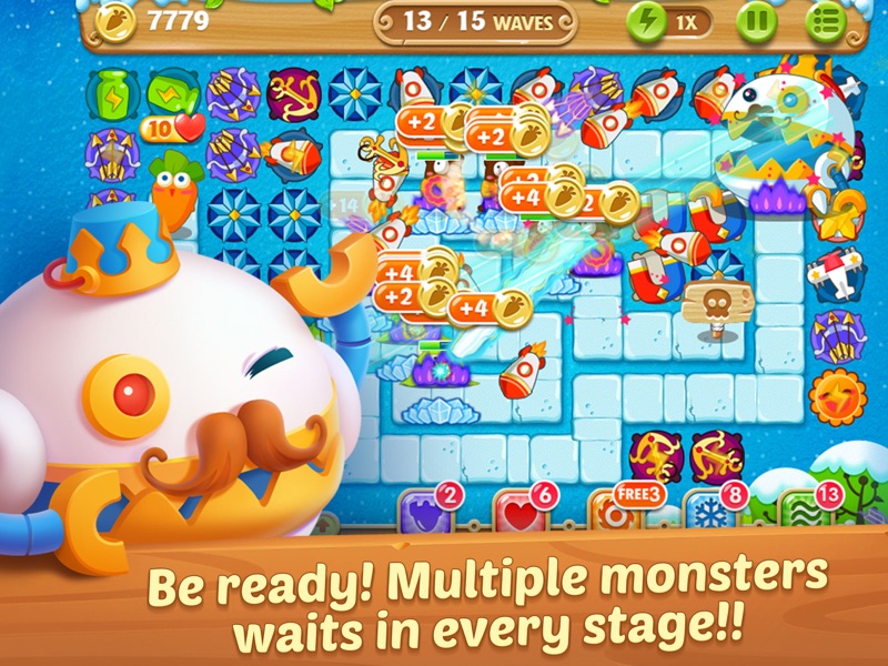 Carrot Defense  - Ice World Adventure screenshot 10