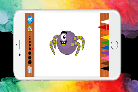 Monster Coloring Book for Kindergarten Game screenshot 3