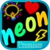 Neon draw – laser drawings with bright colors Premium