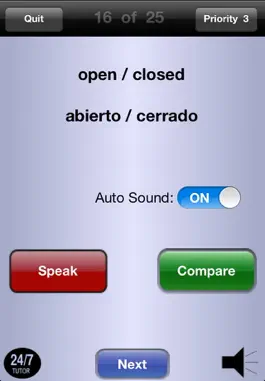 Game screenshot Spanish Vocabulary 24/7 Language Learning apk