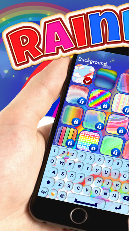 #1. Rainbow Color Keyboard – Design and Customize Fashionable Look (iOS) 由: Milica Vuksanovic