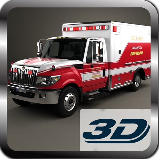 City Ambulance Rescue Driver HD icon