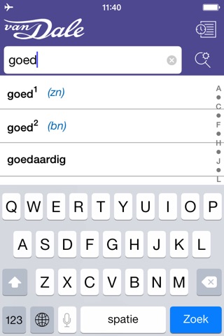 Dutch Dictionary Pro - Van Dale Modern Dutch explanatory dictionary: define, spell and use Dutch words correctly screenshot 2