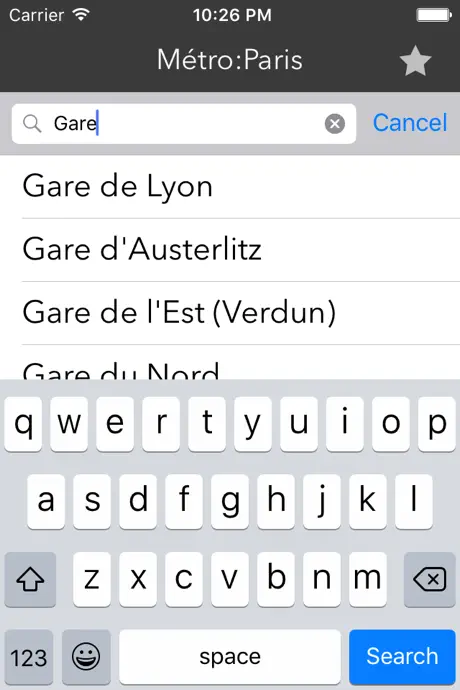 Métro:Paris - offline subway map & schedules