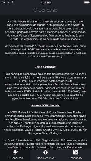 Ford Models Supermodel Brazil(圖1)-速報App