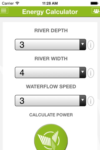 Oryon Energy Calculator screenshot 2