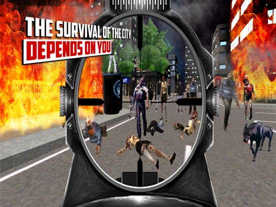 Screenshot #5 pour City Hunter Zombie Killing Game : Best Zombie Hunter Sniper Shooting game of 2016