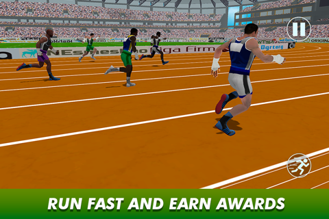 Athletics Running Race Game screenshot 2