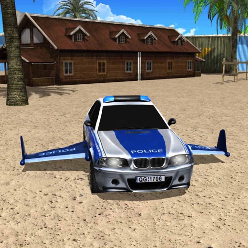 Flying Police Driver 3d Simulator iOS App