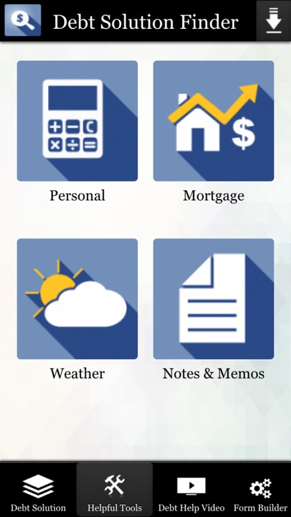 Debt Solution Finder