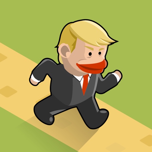 Trump On The Running Way icon