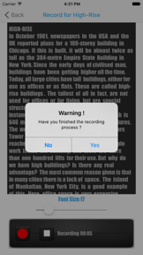 Reading English Listening screenshot