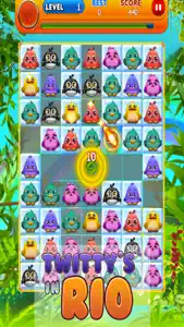 Twittys in Rio - Free Birds Puzzle Game screenshot #4 for iPhone