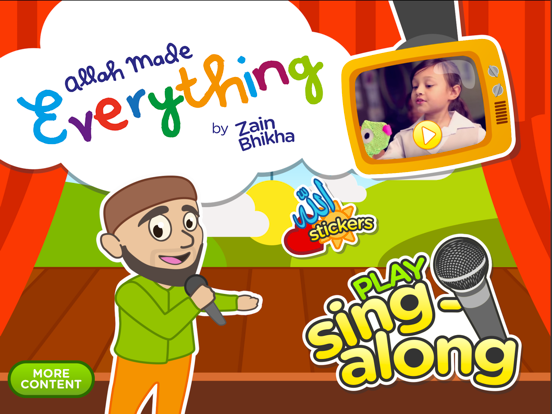 Zain’s Sing-Along iPad screenshot 2 - Education app