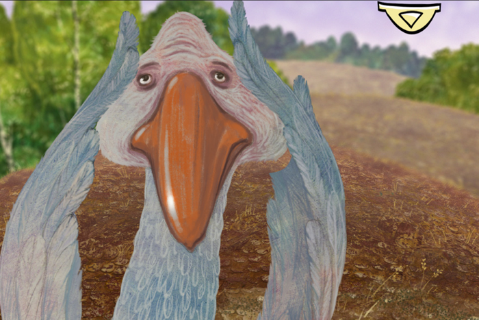 Тауық пен қаз -балалар мен бүлдіршіндер үшін ертегілер . Авторы Михаил Булатов. Диалогтық кітап.