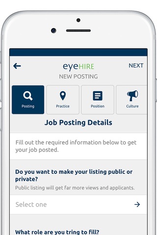 eyeHire - Find OD staff and fill-in coverage screenshot 2