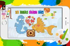 Game screenshot Cute sea animals colorin books learning for preschool mod apk