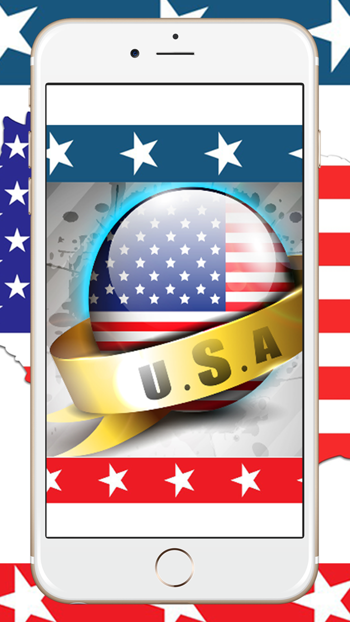 50 US States Map Capital Cities and Flags American