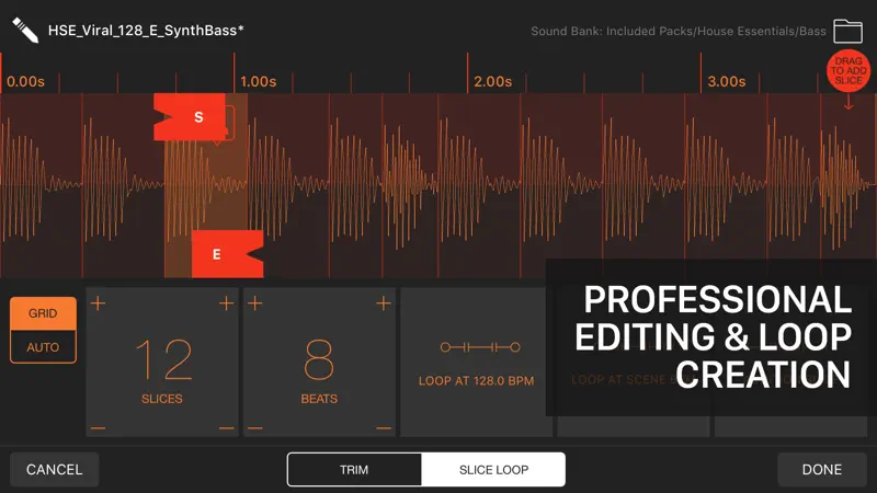 Hook for iPhone - Live DJ and Mashup Workstation screenshot 5 of 5