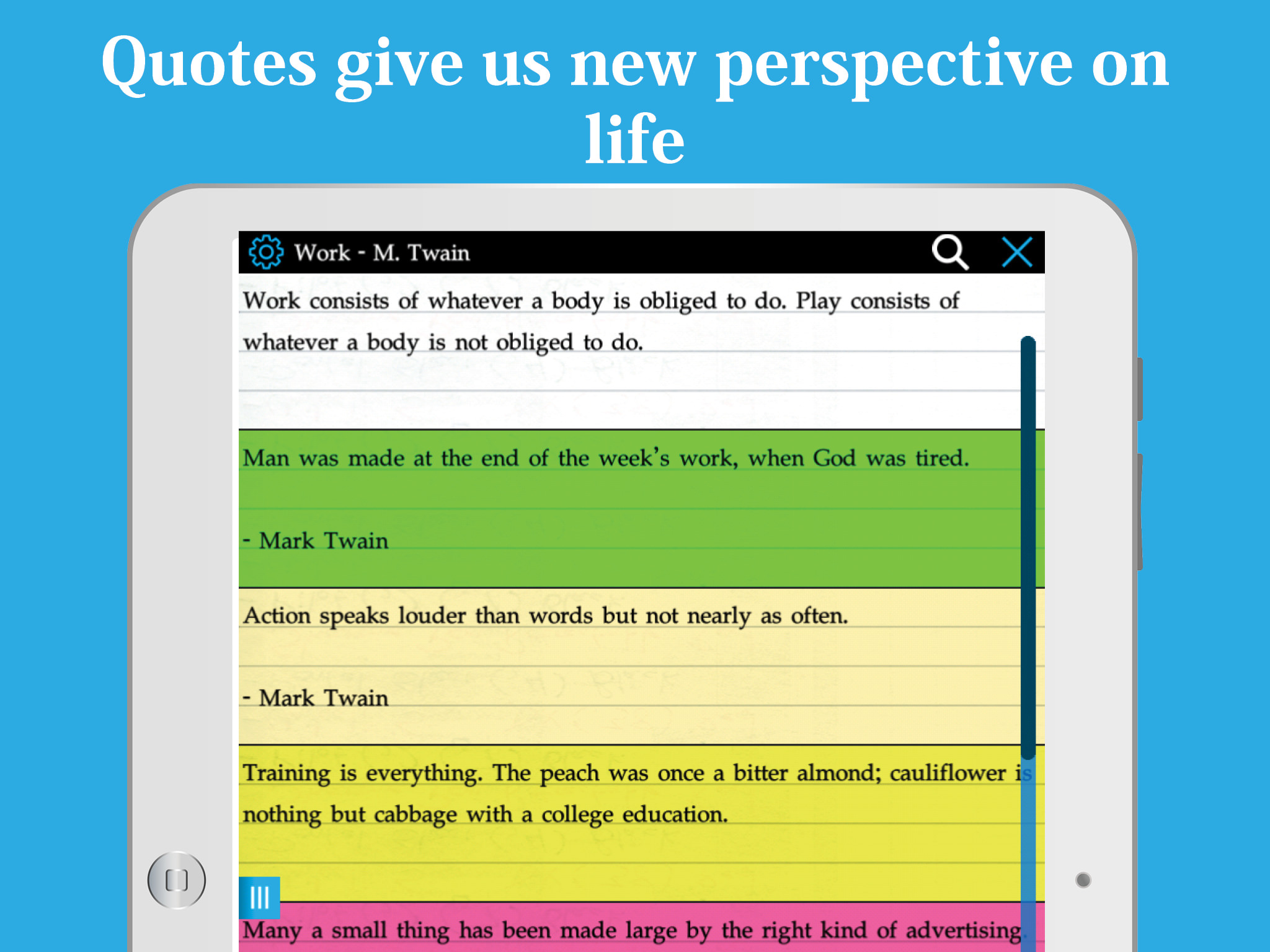Famous quotes : Best quotes of  Mark Twain, Marilyn monroe, Albert Einstein. screenshot 9