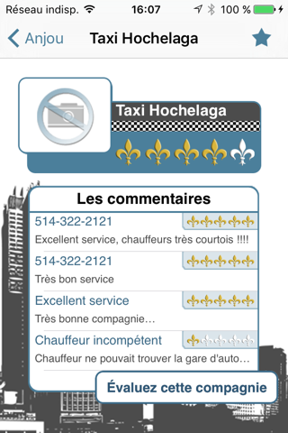 Taxi Québec screenshot 3