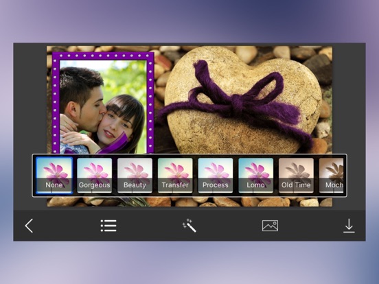 I Love You Photo Frame - Photo frame editor iPad screenshot