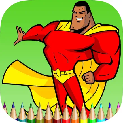 The Heroes Coloring Book: Learn to color and draw superhero, Free games for children Cheats