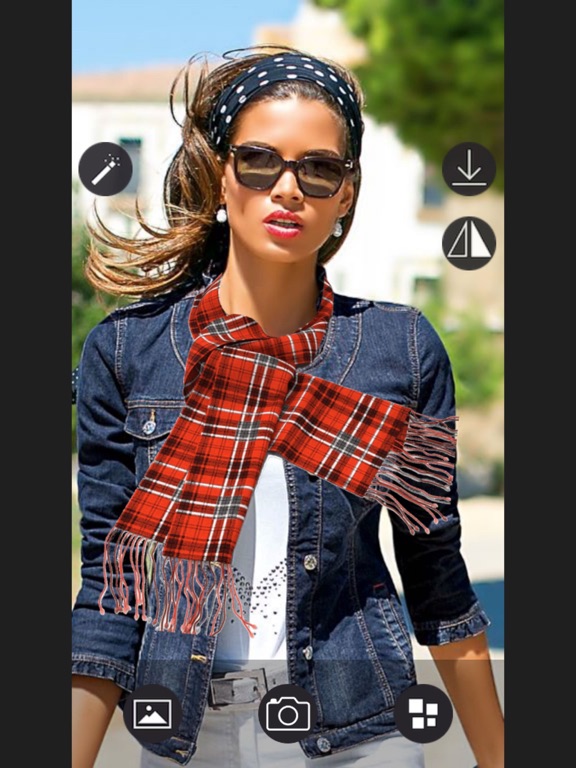 Screenshot #4 pour Scarves Camera editor - Photo Booth