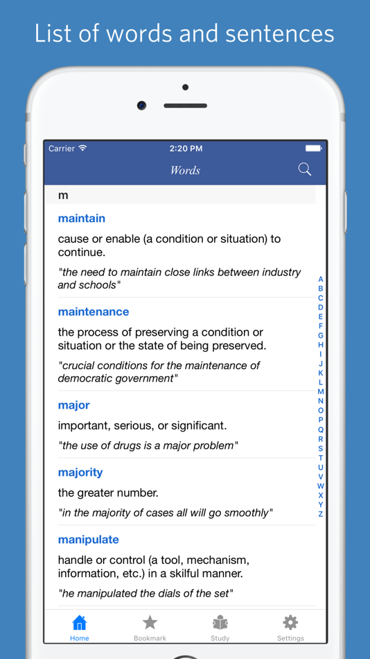 #1. Academic Word List - quiz, flashcard and game (iOS) 由: Bui Hoai Trang